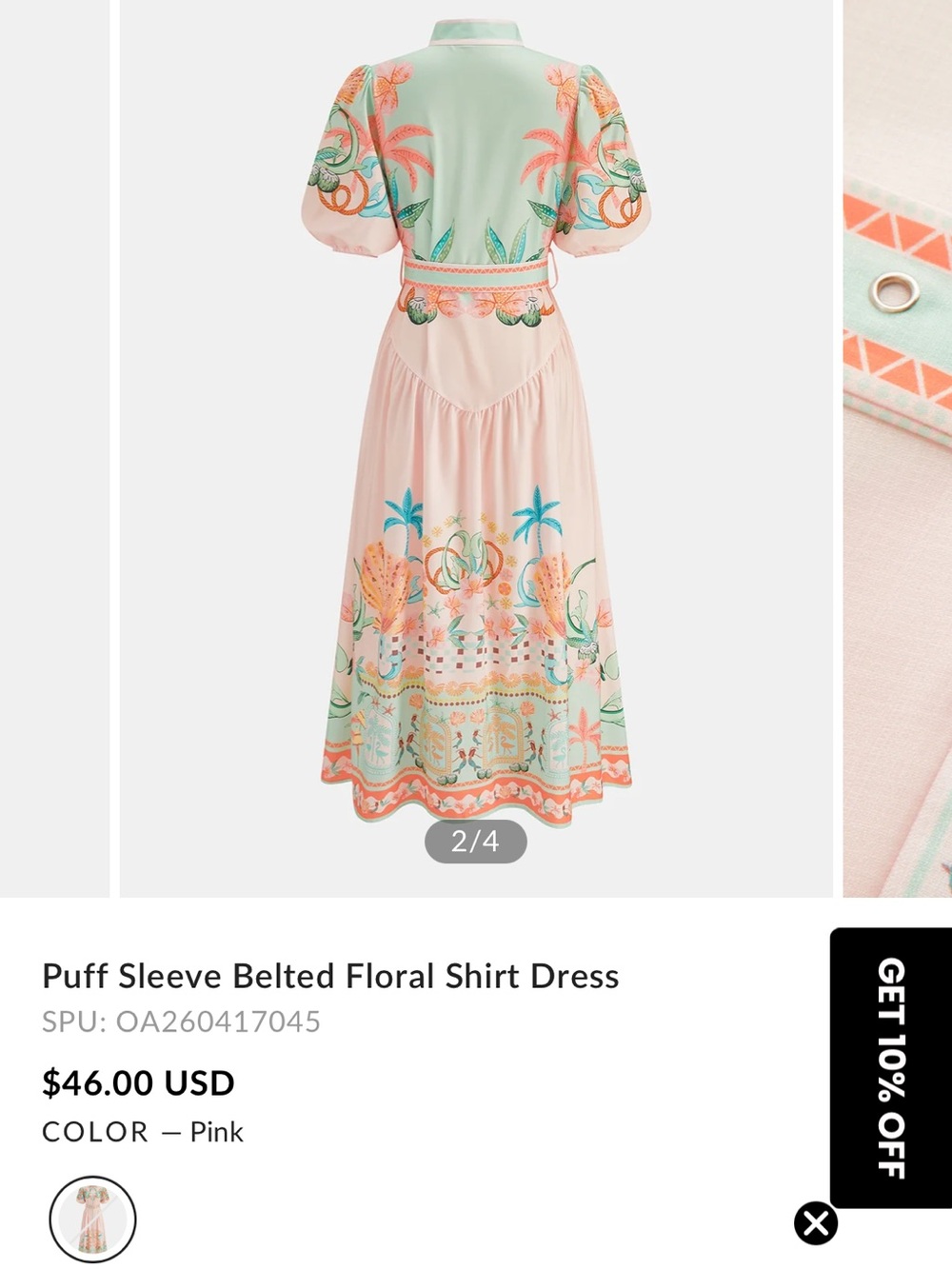 Commense Pastel Floral Maxi Dress in Pink and Mint